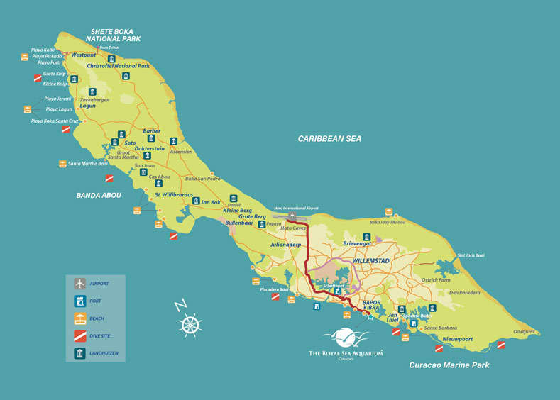 Location of The Royal Sea Aquarium Resort