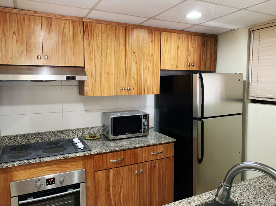 The Royal Sea Aquarium Resort villas kitchen